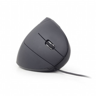 Gembird Ergonomic 6-button optical mouse MUS-ERGO-01, 3200 DPI, USB, Black PC