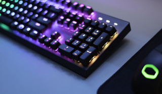 Cooler Master  Mechanicl Keyboard CK-350 RGB Backlight outemu Brown US Layout PC