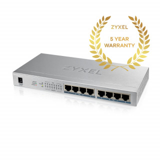 ZyXEL GS1008-HP 8port Gigabit LAN nem menedzselhető PoE+ Switch PC