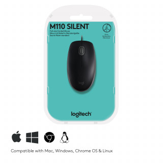 Logitech® B110 Silent BLAEMEA - USB PC