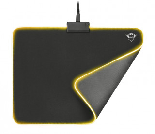 Trust GXT 762 Glide-Flex Illuminated flexible gamer fekete egérpad PC