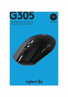 Logitech G305 Lightspeed Vezeték Nélküli Gaming egér, Fekete (910-005282) PC