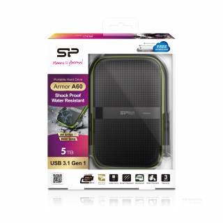 Silicon Power Armor A60 5TB Fekete [2.5"/USB3.0] PC