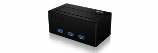 HDD-DOCK Raidsonic Icy Box IB-118U3-SPC (USB3.0) - Fekete PC