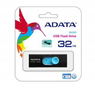 Adata UV220 32GB (USB2.0) - Fekete/Kék PC