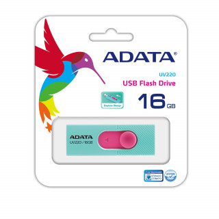 Adata UV220 16GB (USB2.0) - Pink/Kék PC