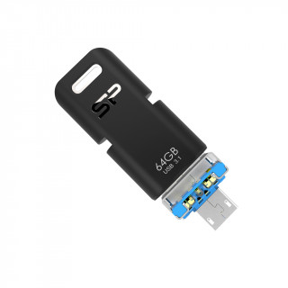 Silicon Power Mobile C50 OTG 64GB [USB3.0] - Fekete PC