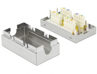 DeLock Junction Box for network cable Cat.6 LSA STP PC