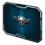 Spirit Of Gamer Winged Skull - Kék (295x235x3mm) thumbnail