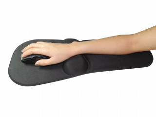 Sandberg Wrist+Arm Rest egérpad fekete PC