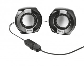 Trust Polo Compact 2.0 Speaker Set Black/Silver PC