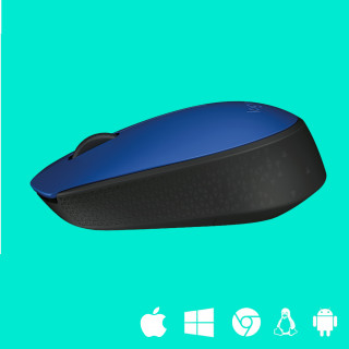 MOUSEW Logitech M171 Optical [Vez.nélküli] - Kék PC