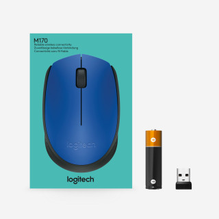 MOUSEW Logitech M171 Optical [Vez.nélküli] - Kék PC