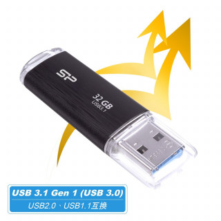 Silicon Power Blaze B02 32GB [USB3.0] - Fekete PC