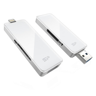 Silicon Power xDrive Z30 32GB [USB3.0/Lightning] - Fehér PC