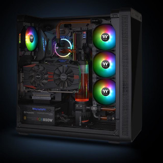 Thermaltake Pure Plus 12 LED RGB Premium Edition - 12cm (3db) PC