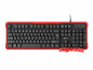 Natec Genesis Rhod 110 Billentyűzet Black/Red HU thumbnail