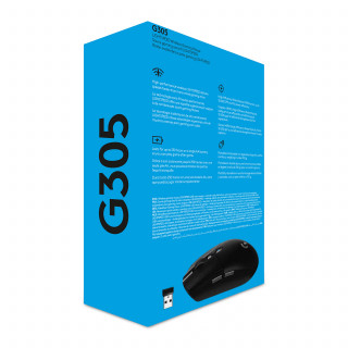 Logitech G G305 egér Jobbkezes Vezeték nélküli RF Optikai 12000 DPI PC