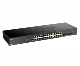 D-Link Switch - DGS-1250-28X - 24xGbitLAN, 4SFP+, Fan, Console Port, L3 Lite, Rackmountable, Smart Manage... PC