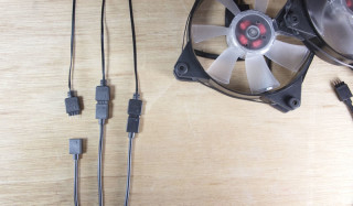 Cooler Master Trident Fan cable (1-to-3) RGB splitter with 580 mm in length connection with 3 fans PC