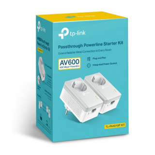 TP-LINK TL-PA4010P KIT V5 PowerLine adapter 600 Mbit/s Ethernet/LAN csatlakozás Fehér 2 dB PC