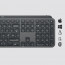 Logitech MX Keys billentyűzet RF vezeték nélküli + Bluetooth QWERTY Nemzetközi amerikai Fekete thumbnail