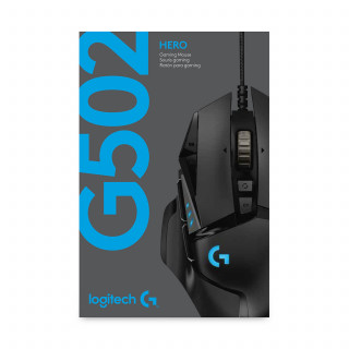 Logitech G502 Hero Gaming RGB USB - Fekete PC