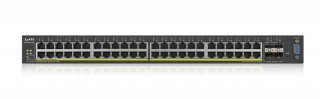 ZyXEL XGS2210-52HP 48port GbE PoE LAN 4port 10GbE SFP+ L2+ menedzselhető switch PC