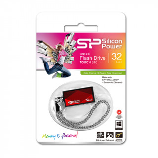 Silicon Power Touch 810 32GB [USB2.0] - Piros PC