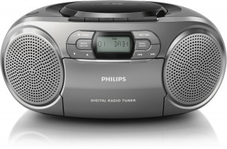 Philips AZB600/12 hordozható sztereó rendszer Digitális 2 W Szürke PC