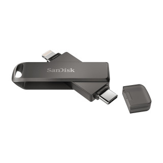 SANDISK iXPAND FLASH DRIVE LUXE 128GB, USB-C+LIGHTNING PC