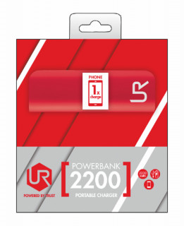 Trust PowerBank 2200 mAh piros-fehér Mobil