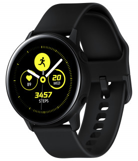 Samsung SM-R500NZKA Galaxy Watch Active fekete okosóra Mobil