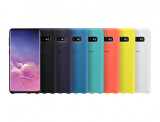 Samsung EF-PG973TBEG Galaxy S10 fekete szilikon védőtok Mobil