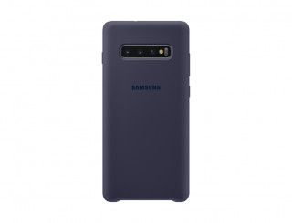 Samsung EF-PG975TNEG Galaxy S10+ sötétkék szilikon védőtok Mobil