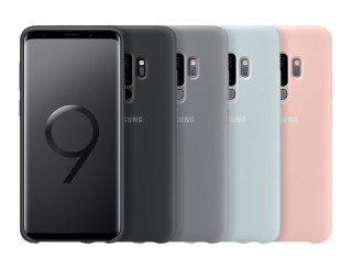 Samsung OSAM-EF-PG965TPEG Galaxy S9 + rózsaszín szilikon védőtok Mobil