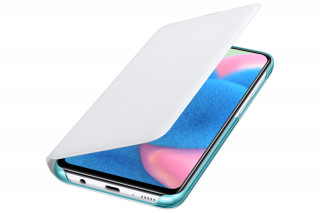 Cellect Samsung Galaxy A30s fehér/wallet cover flip tok Mobil