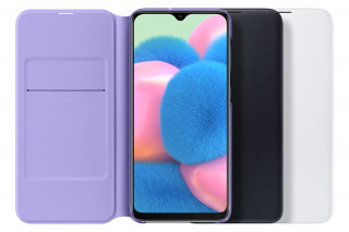 Cellect Samsung Galaxy A30s fehér/wallet cover flip tok Mobil