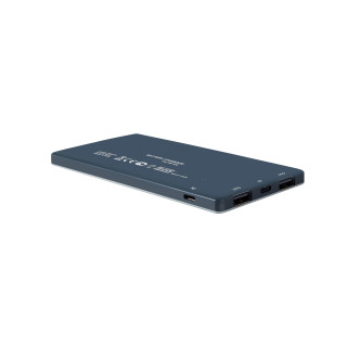 Canyon CNS-TPBP5DG Slim LiPo 5000mAh powerbank szürke (2xUSB) (Lightning/USB bemenet) Mobil