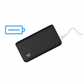 Silicon Power S50 Power Bank 5000mAh Fekete Mobil