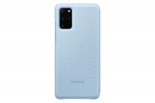 Samsung G985 Galaxy S20+ LED View Cover, gyári flip tok, kék, EF-NG985PL Mobil