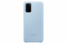 Samsung G985 Galaxy S20+ LED View Cover, gyári flip tok, kék, EF-NG985PL thumbnail