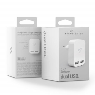 Energy Sistem EN 444632 Home Charger 2,1A univerzális Dual USB hálózati töltő Mobil