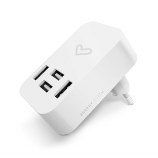 Energy Sistem EN 444625 Home Charger 4.0A Quad USB fehér univerzális töltő Mobil