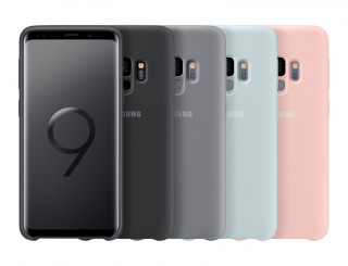 Samsung Galaxy S9 szilikon védőtok, Fekete Mobil