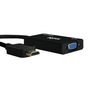 APPROX Kábel átalakító - HDMI to VGA Adapter +  audio output Otthon