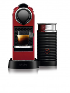 Krups XN761510 Nespresso Citiz & Milk piros kapszulás kávéfőző Otthon