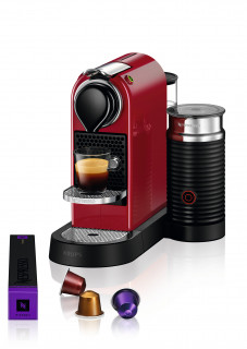 Krups XN761510 Nespresso Citiz & Milk piros kapszulás kávéfőző Otthon