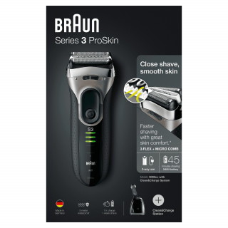 BRAUN 3 3090cc Proskin Borotva Otthon