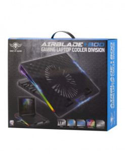 Spirit Of Gamer AirBlade 800 RGB Gaming Laptop Cooler Division Black/RGB PC